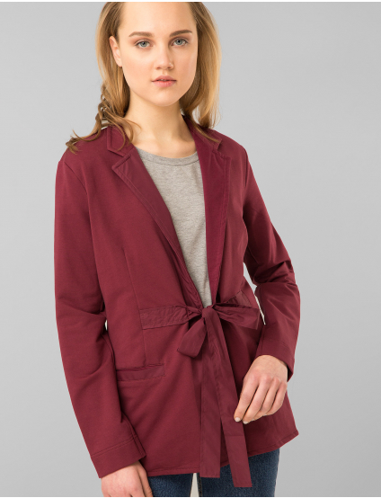 Картинка Жіночий бордовий жакет