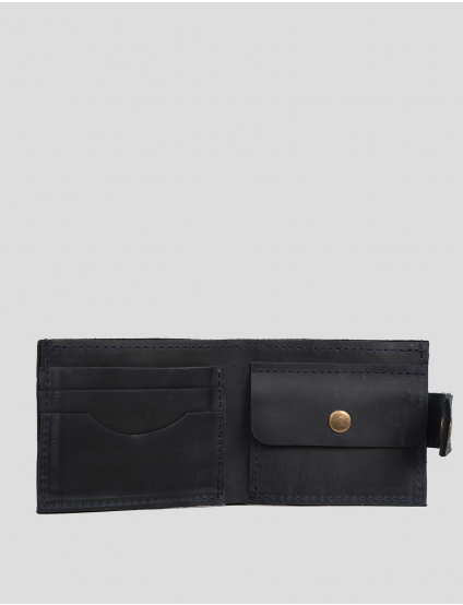 Image Темно-синій шкіряний гаманець