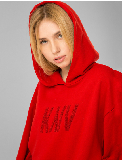 Image Жіноче червоне худі