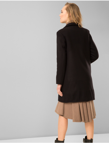 Картинка Жіноче чорне пальто