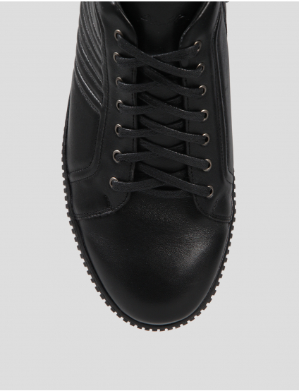 Image Чоловічі чорні шкіряні черевики