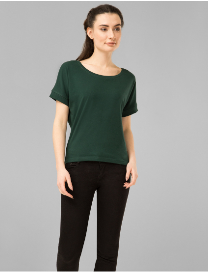 Картинка Жіноча зелена футболка