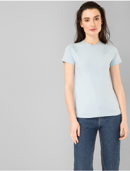 Картинка Жіноча блакитна футболка