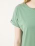 Картинка Світло-зелена сукня-футболка