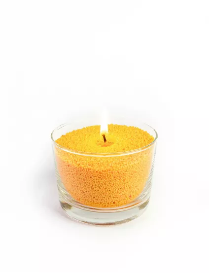 Картинка Віск для насипної свічки помаранчевий, 200 г