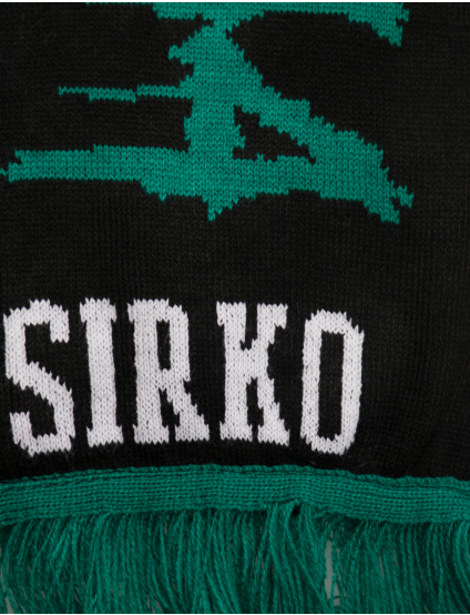 Картинка Чорно-зелений шарф