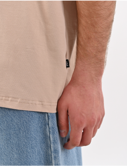 Картинка Оверсайз футболка світло-коричнева