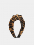 Картинка Темно-коричневий обруч з візерунком