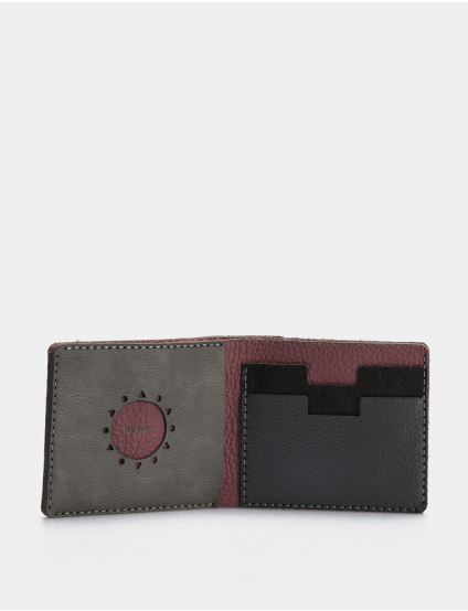 Image Сріблясто-рожевий шкіряний гаманець