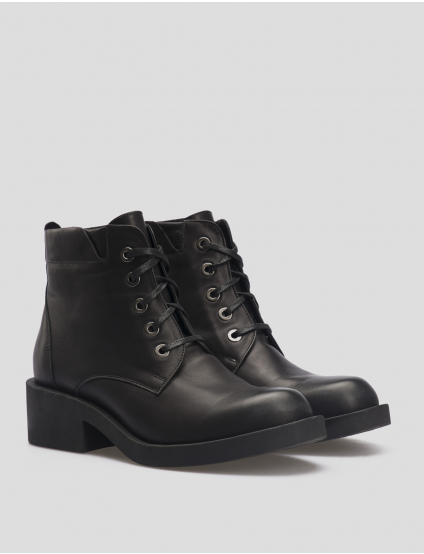 Картинка Жіночі чорні шкіряні черевики