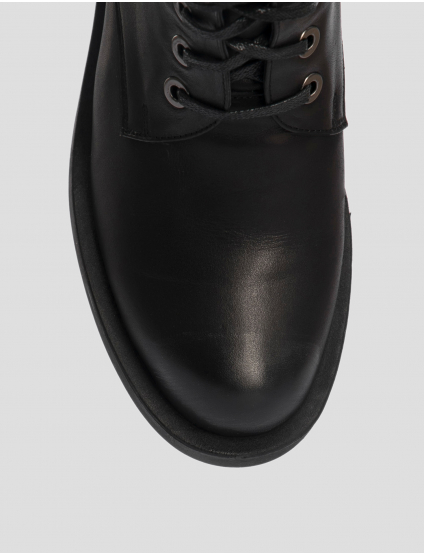 Картинка Жіночі чорні шкіряні черевики