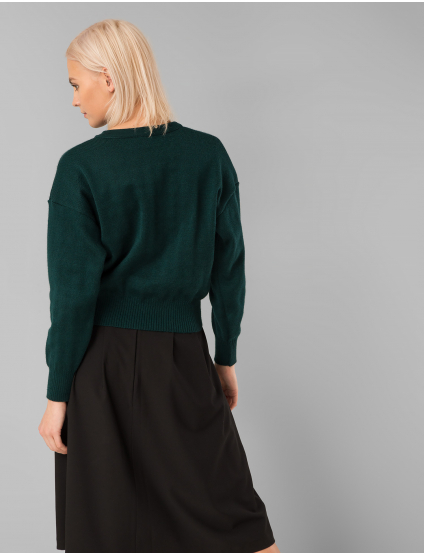 Картинка Жіночий зелений джемпер	