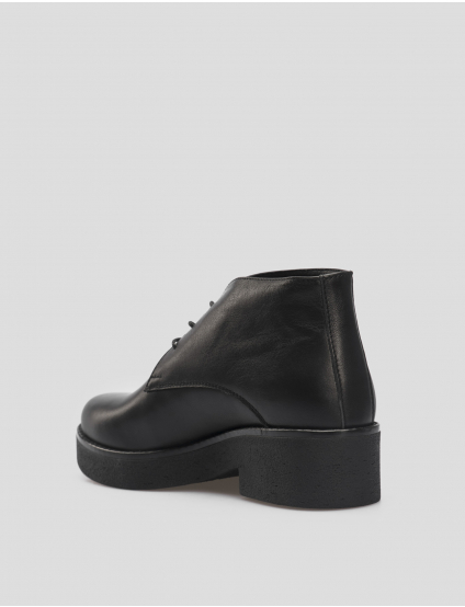 Картинка Жіночі чорні шкіряні черевики