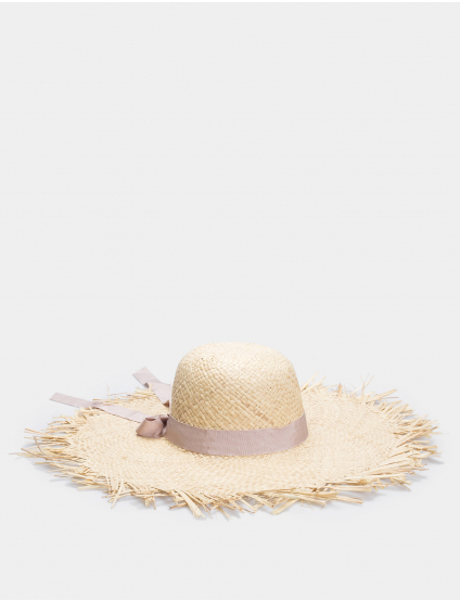 Image Бежевий солом'яний капелюх