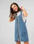 Картинка Блакитний джинсовий сарафан