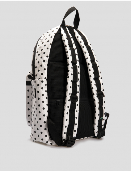 Image Чорно-білий рюкзак в горошок