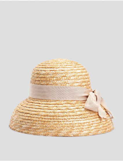 Картинка Жіночий бежевий капелюх