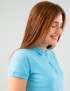 Картинка Жіноче блакитне поло