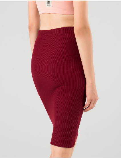 Картинка Бордова спідниця