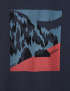 Картинка Темно-сіра футболка з принтом