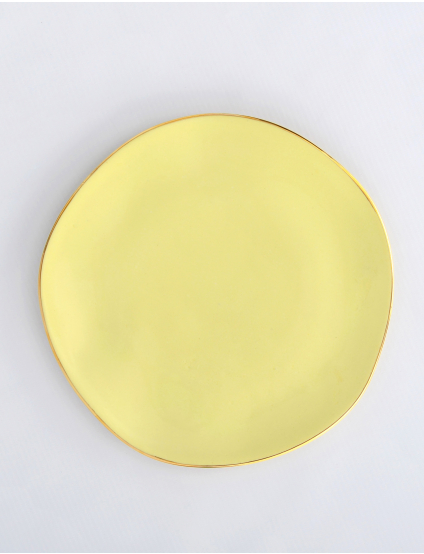 Картинка Жовта керамічна тарілка