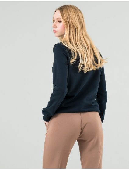 Картинка Жіночий темно-синій світшот