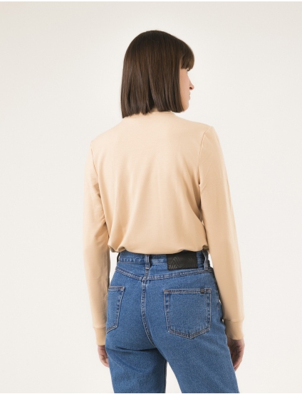 Картинка Жіночий бежевий гольф