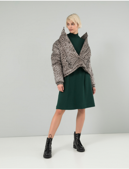 Картинка Темно-зелена сукня