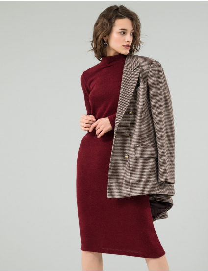 Картинка Бордова сукня