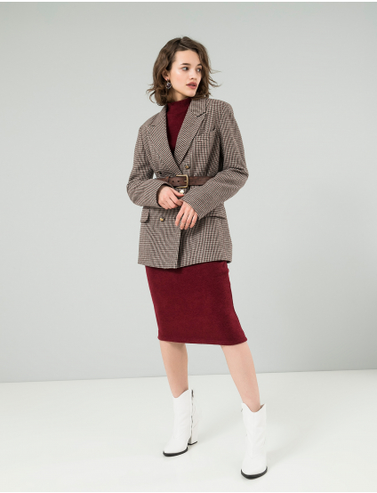 Картинка Бордова сукня