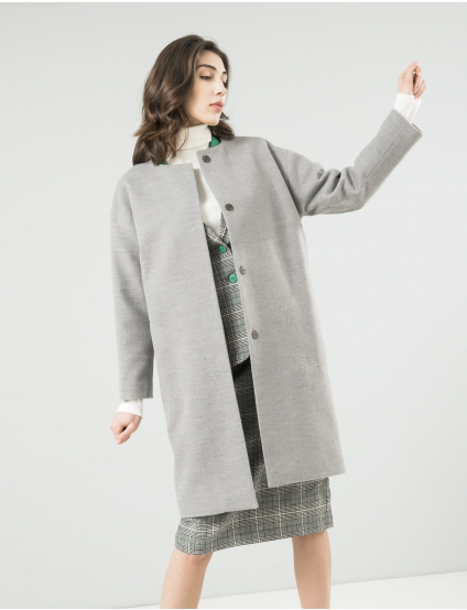 Картинка Жіноче сіре пальто