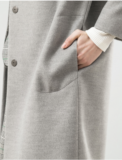 Картинка Жіноче сіре пальто