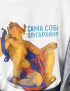 Картинка Жіноча біла футболка з принтом