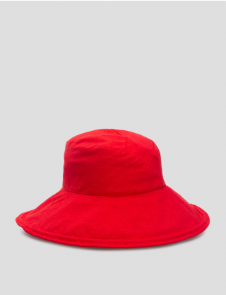 Image Жіночий червоний лляний капелюх