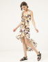 Картинка Бежева сукня з квітковим візерунком
