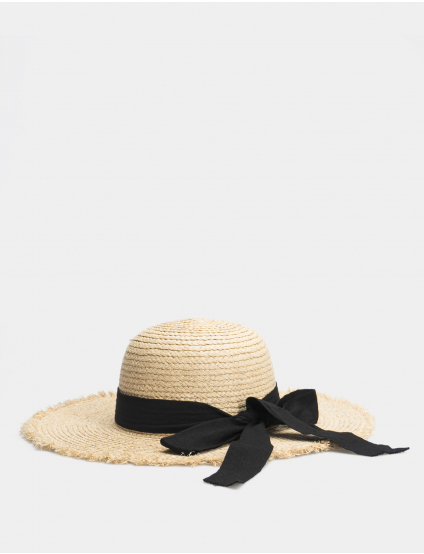 Картинка Жіночий бежевий капелюх