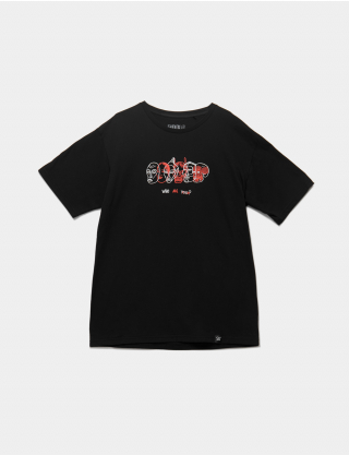 Картинка Футболка чорна з принтом