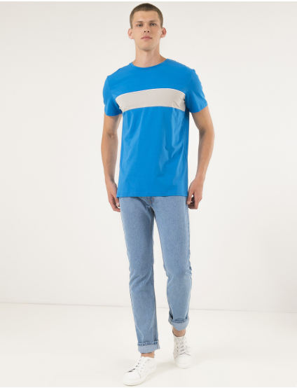 Картинка Чоловіча блакитна футболка