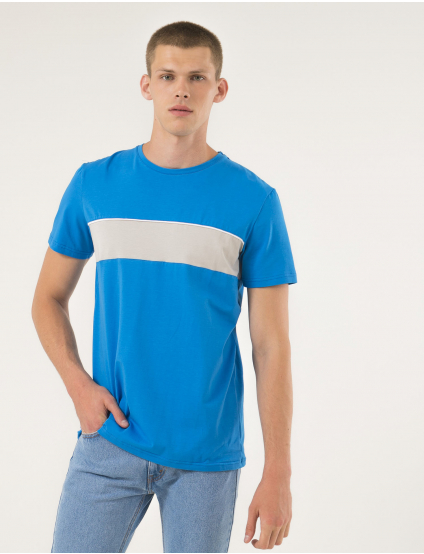 Картинка Чоловіча блакитна футболка