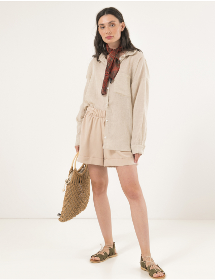 Картинка Жіночі бежеві шорти