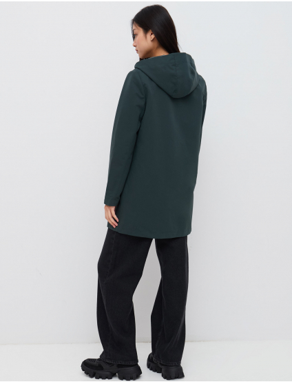 Картинка Жіночий зелений плащ