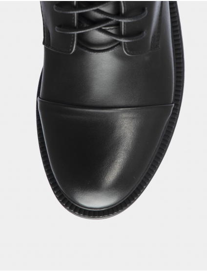 Картинка Жіночі чорні шкіряні черевики