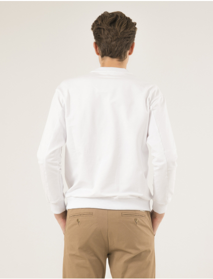 Картинка Чоловічий білий світшот