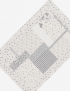 Картинка Сіра бавовняна серветка з візерунком 43*28 см