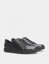 Картинка Чоловічі чорні шкіряні кеди