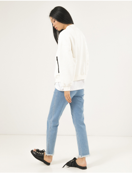 Картинка Жіноча біла куртка