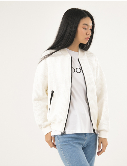 Картинка Жіноча біла куртка