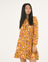 Картинка Жовта сукня з квітковим візерунком