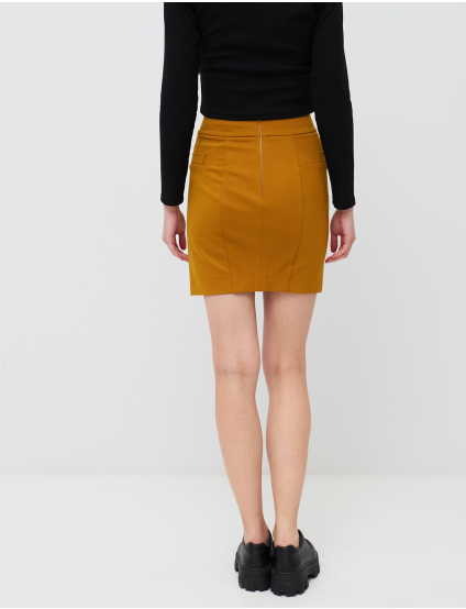 Картинка Жовта міні-спідниця