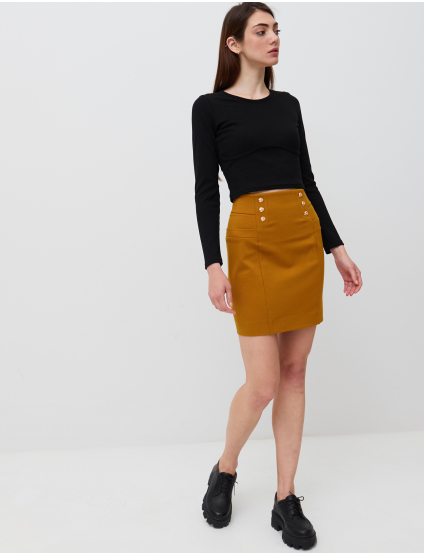 Картинка Жовта міні-спідниця